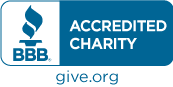BBB accreditation badge, give.org