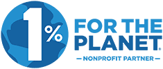 1% for the Planet nonprofit partner badge